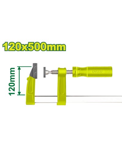 F Зажим с пластиковой ручкой 120x500 мм DTCP2123
