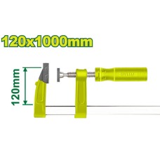 F Зажим с пластиковой ручкой 120x1000 мм DTCP2125