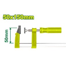 F Зажим с пластиковой ручкой 50x150 мм DTCP2151