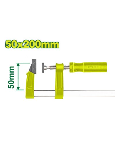 F Зажим с пластиковой ручкой 50x200 мм DTCP2152