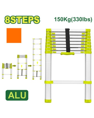 Телескопическая лестница 8 шага DTLD5H08