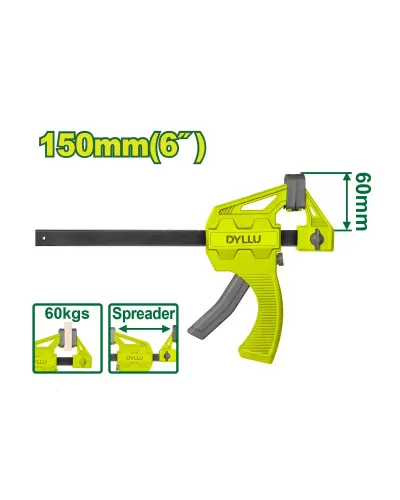 Արագ սեղմվող ամրակ DYLLU DTCP4306 150մմ