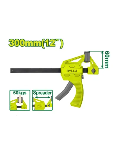 Արագ սեղմվող ամրակ DYLLU DTCP4312 300մմ