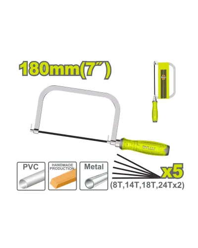 Ձեռքի նրբասղոց 180 մմ DYLLU DTHF5107