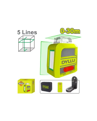 Ինքնահարթեցվող գծային լազեր (կանաչ) 0-30 մ DYLLU DTLE2M05