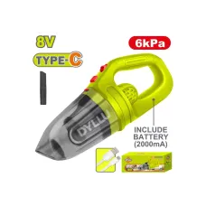 Փոշեկուլ մարտկոցային 8Վ 6 կՊա DYLLU DTLV0801