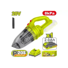 Փոշեկուլ մարտկոցային 20Վ 8 կՊա DYLLU DTLV20201