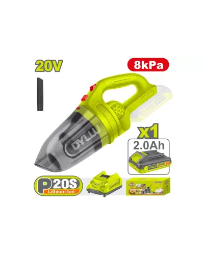Փոշեկուլ մարտկոցային 20Վ 8 կՊա DYLLU DTLV20201