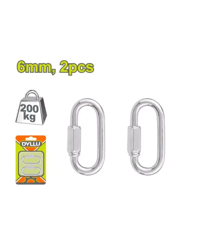 Միացման օղակներ (2 հատ) 6 մմ DYLLU DTQL1K01