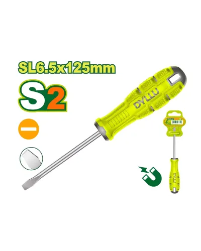 Տափակ պտուտակահան DYLLU DTSDA265 SL6․5x125մմ