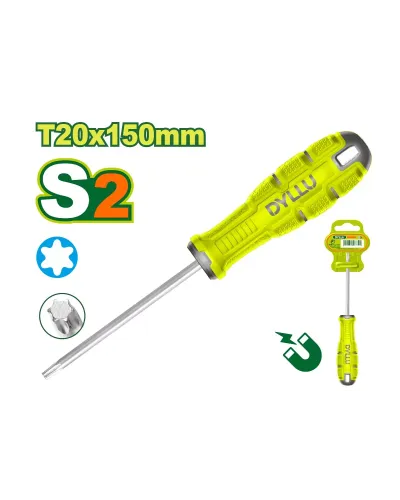 Աստղաձև պտուտակահան T20x150մմ DYLLU DTSDD226