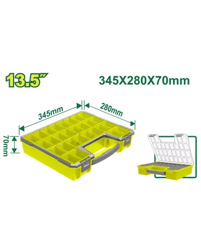 Պահեստավորման պլաստիկ տուփ DYLLU DTTB1311 345x280x70մմ
