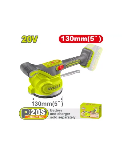 Սալիկի վիբրացիոն մեքենա մարտկոցային 20Վ 130 մմ DYLLU DTTVM1D12